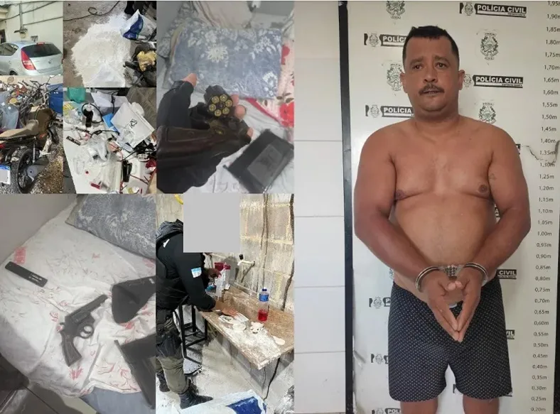 Cocaína sai pelo esgoto no Pó do Aviso, Linhares. PC viu tudo ao cumprir mandado