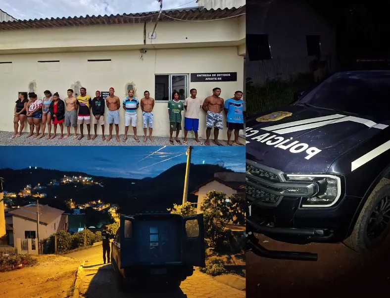 Listona: PC divulga quem foi preso em Rio Bananal, na Operação “Bandido Não Se Cria”