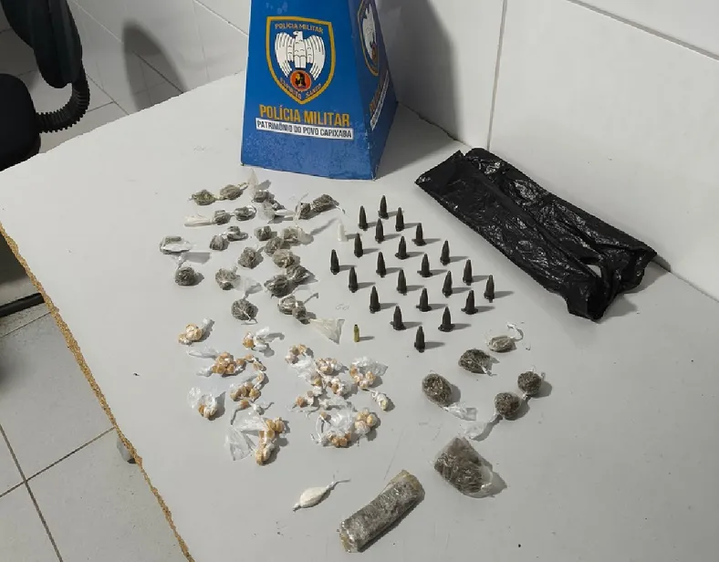 Santa Cruz: Drogas apreendidas, e detalhe sobre embalagem chama a atenção