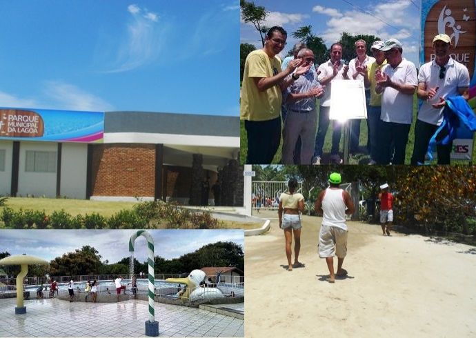 Pessoas de todas as idades fazem a festa no Parque Municipal da Lagoa. Confira fotos da inauguração