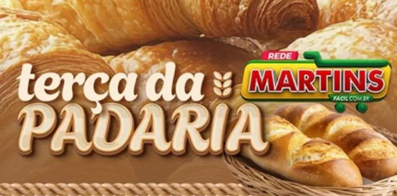 Aproveite. Tem lista da Terça da Padaria, hortifrúti e mais no Martinsfácil