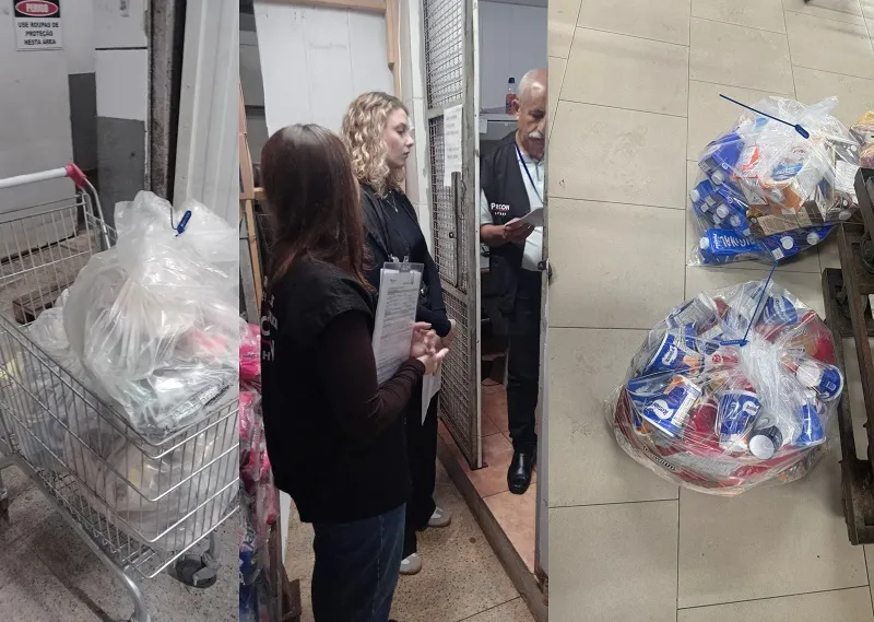 Dois supermercados em Linhares no flagra da equipe do Procon