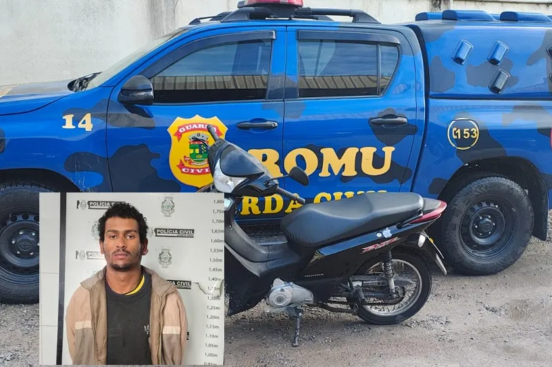 Homem sem CNH é abordado pela GCM com moto furtada em Linhares