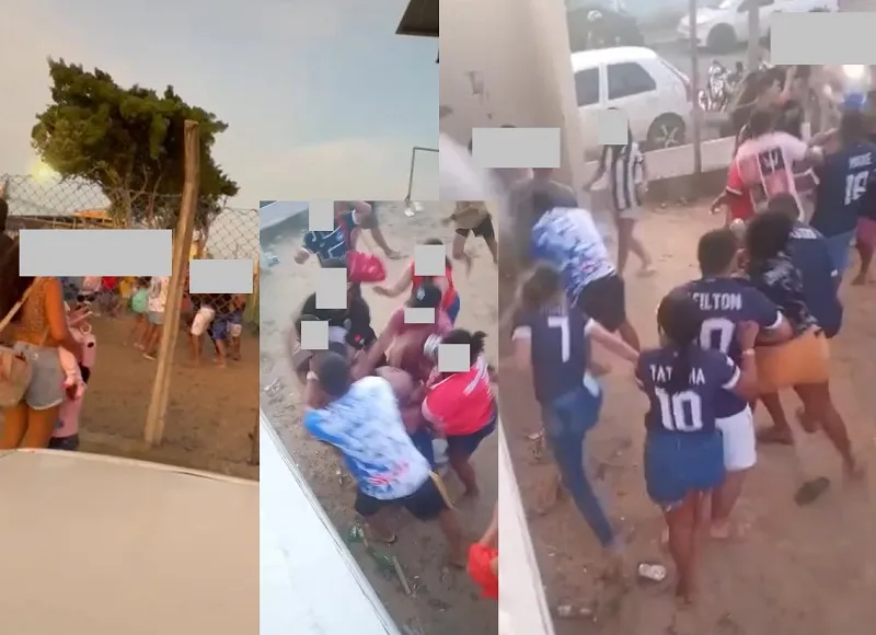Pancadaria com feridos no Estádio do Vasquinho durante campeonato de futebol em Linhares