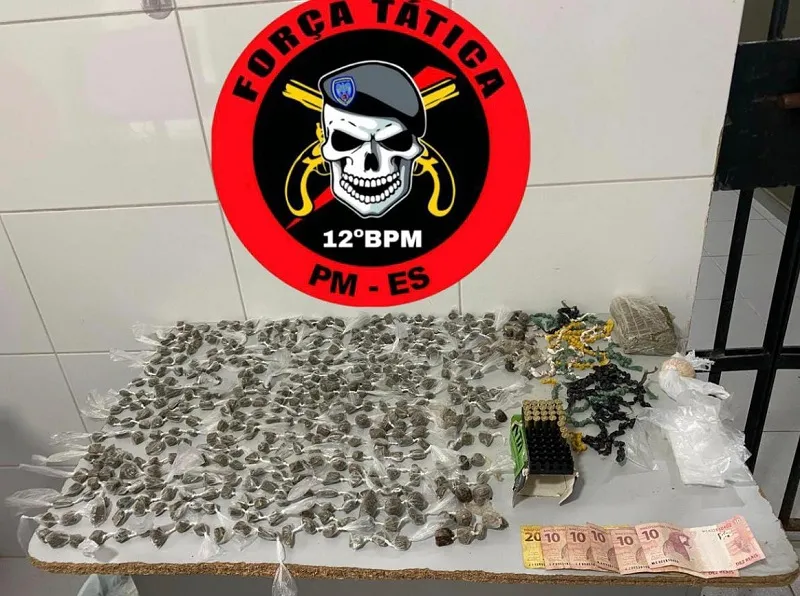 Tablete e quase 1 mil unidades de drogas apreendidos no Porto do Bote, Linhares