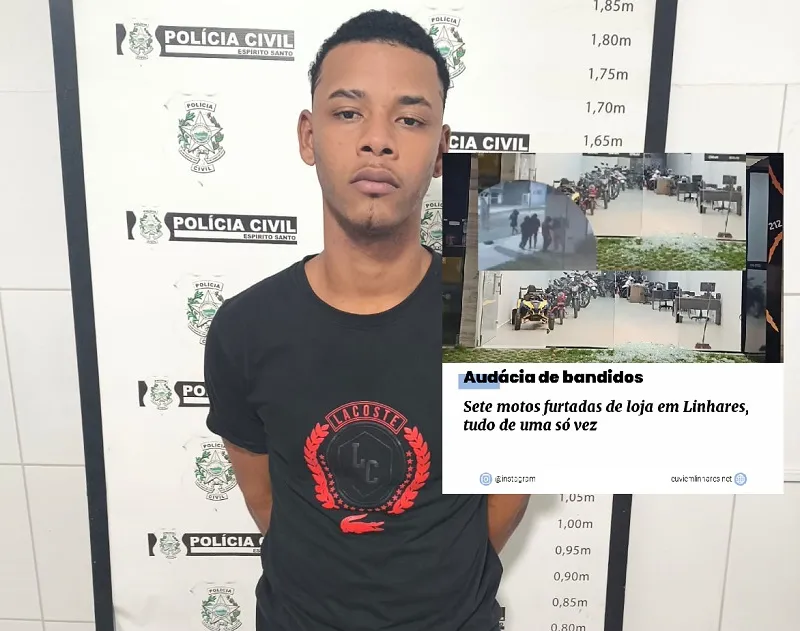 “Quero me entregar”: Jovem pede para militares levá-lo à delegacia de Linhares