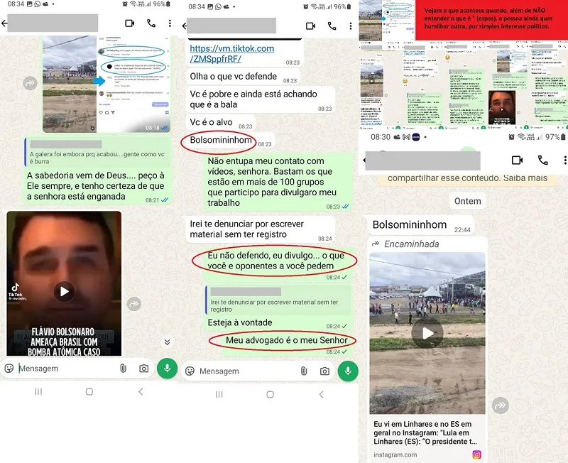 Eu Vi em Linhares é atacado após postagem de leitor sobre visita de Lula a Linhares: “Bolsomininhom”, “vc é pobre”