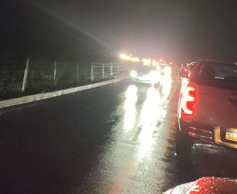 Capotamento com vítimas na ES-245, em Linhares
