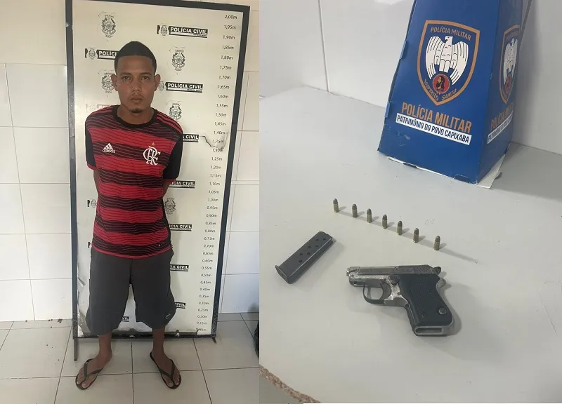 Detido diz que comprou arma assim que saiu da cadeia, e explicou o motivo. Destaque em Linhares