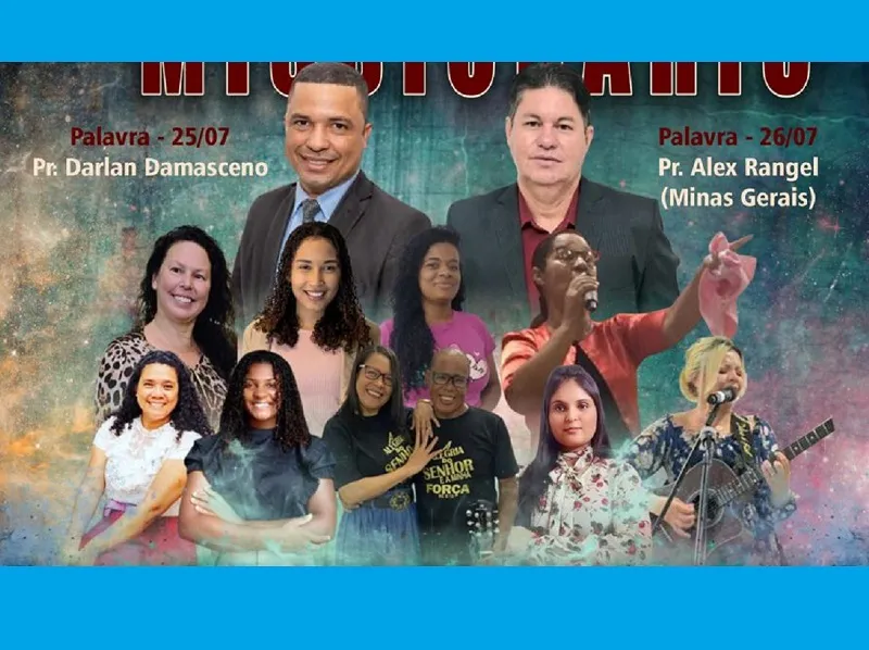 Fim de semana: mais de 10 nomes no 4º Encontro Missionário em Linhares