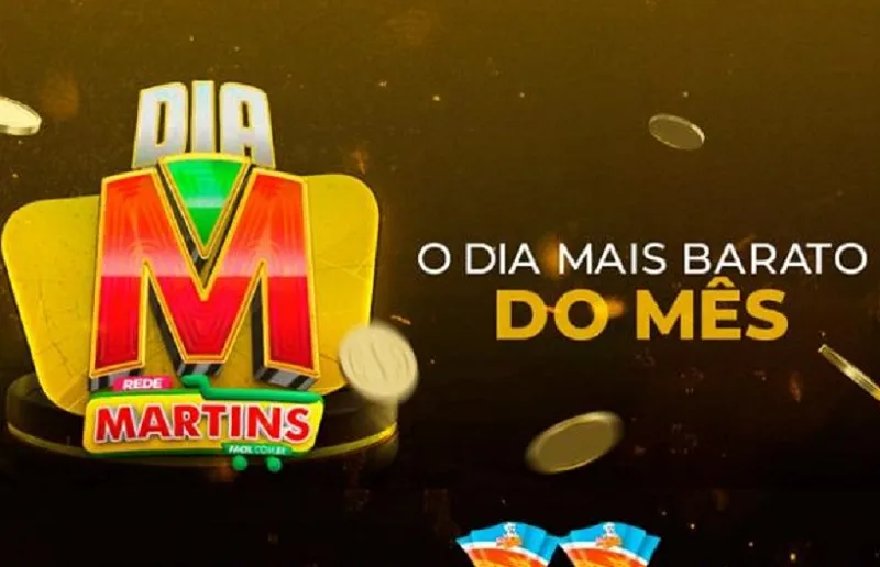 Dia M, dia de economia, dia mais barato do mês no Martinsfácil