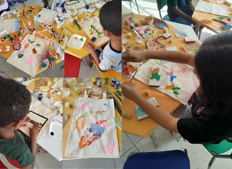 Oficina inspira arte e cultura em Linhares