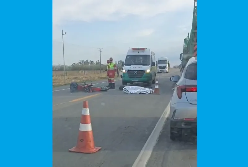 Mais morte na BR-101, Linhares. Vítima é outro motociclista