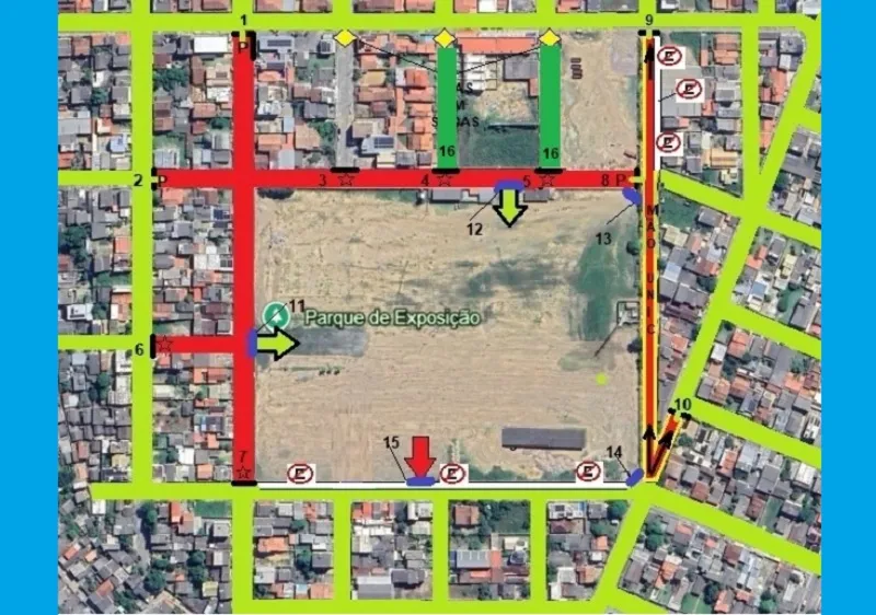 Mudança no trânsito essa semana para Festa de Linhares