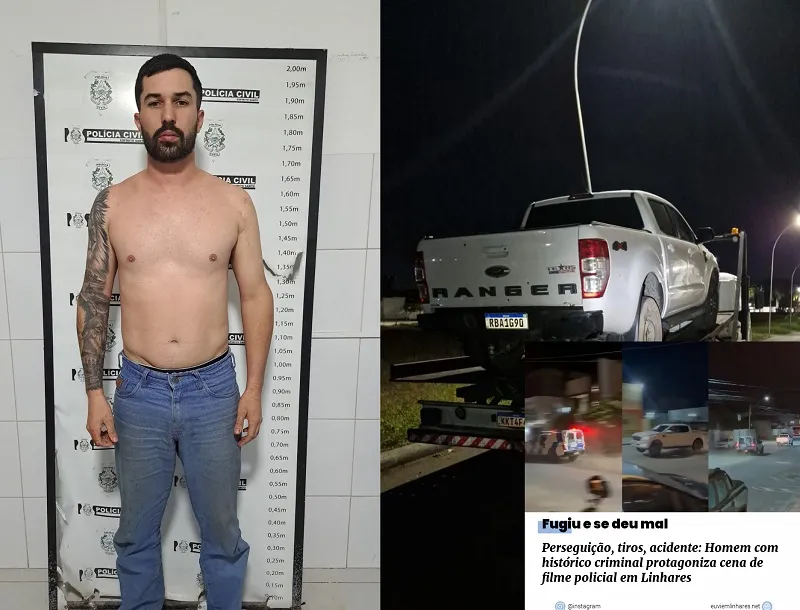 Caso Henrique: Preso após perseguição em Linhares já foi manchete policial no Forró Pontal