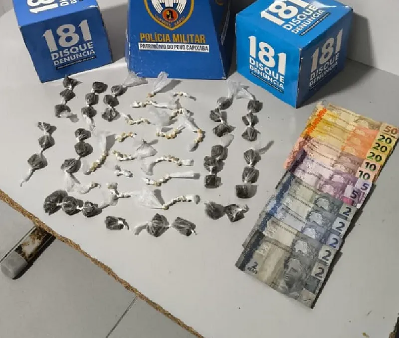 Sooretama: Menor esconde droga embaixo de caminhão, mas ROR encontra tudo
