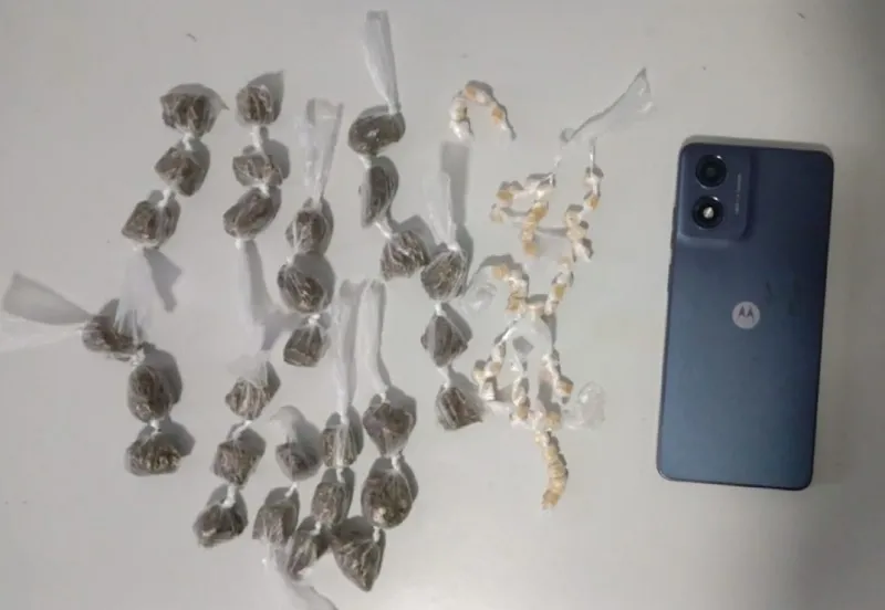 Bebedouro: Pulação de muros e apreensão de drogas e menor em Linhares