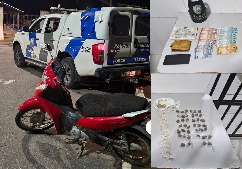 Força Tática salva vítima de violência doméstica e ainda recupera moto e apreende drogas em Linhares