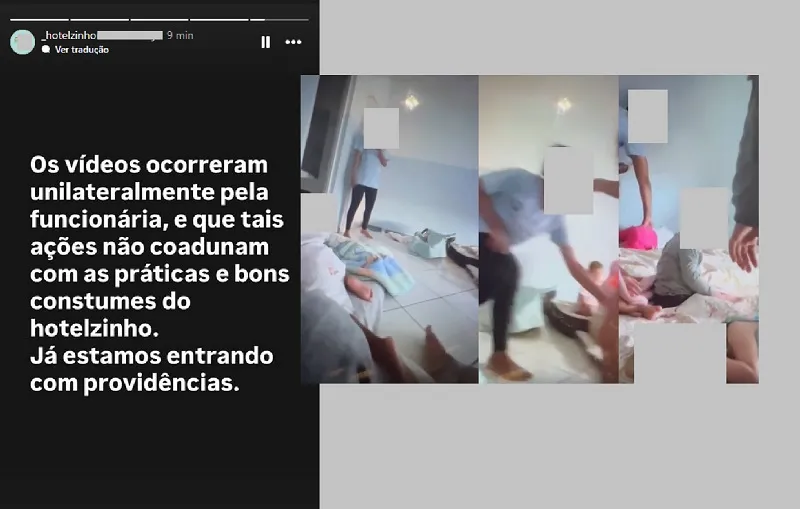 Crianças são acordadas à base pistola de água em hotelzinho de Linhares