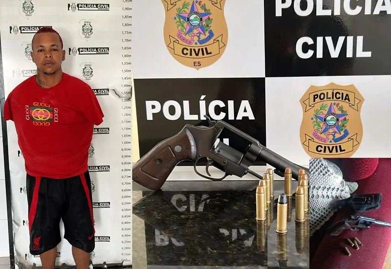 Prisão: Casa cercada e mandado cumprido no Farias, Linhares