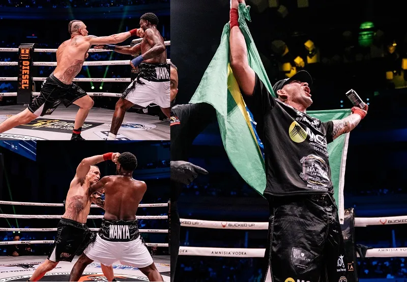 Deu Espírito Santo em Hollywood: Paulo “Zé Doido” vence norte-americano e se recupera no BKFC 80