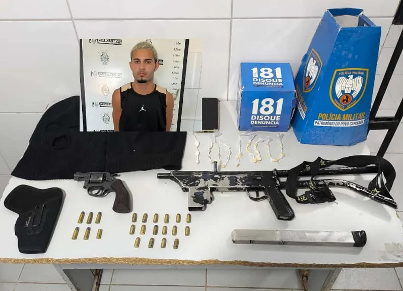Jocafe 2: Apreensão de drogas, armas, menor e detenção em Linhares