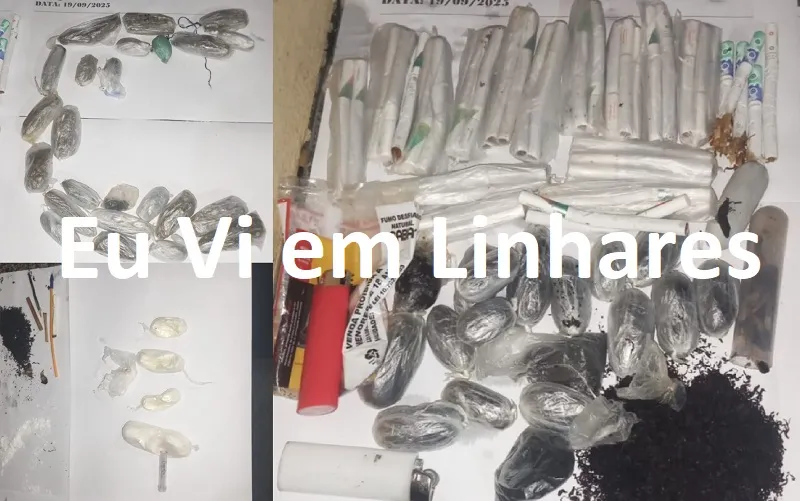 PRL: Drogas encontradas nas lixeiras usadas pelos presos