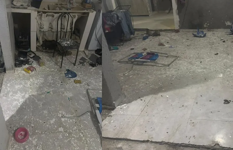Ataque a bomba destrói parte de casa no Nova Esperança, Linhares