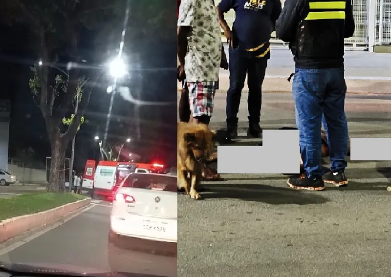 Acidente deixa motociclista ferido no bairro Aviso, Linhares