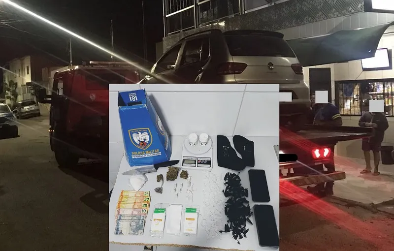 Tráfico no Canivete. Suspeito detido, carro apreendido e Dandan citado