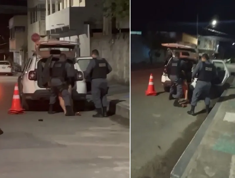 PMs lesionados e conduzida cita nomes de prefeito e delegado de Linhares durante ocorrência