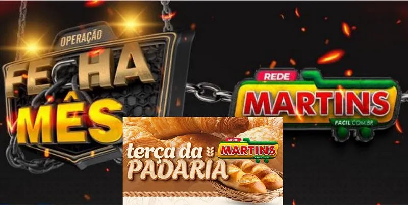 Hoje tem Terça da Padaria e seguem as ofertas bombásticas fecha mês no Martinsfácil