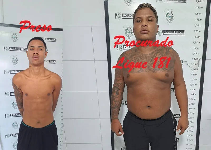 Preso, Magrão levou “tiro amigo” em Linhares. Comparsa é procurado