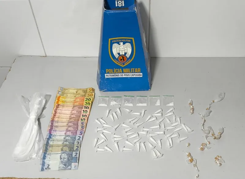 Droga e menor aprendidos no Santa Cruz. Equipe da ROR descobriu esconderijo