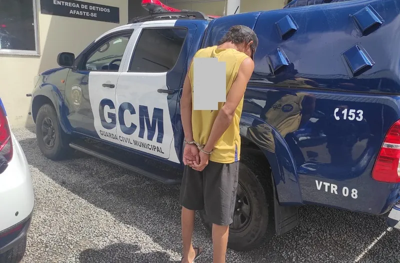 GCM prende homem procurado pela Justiça de Linhares
