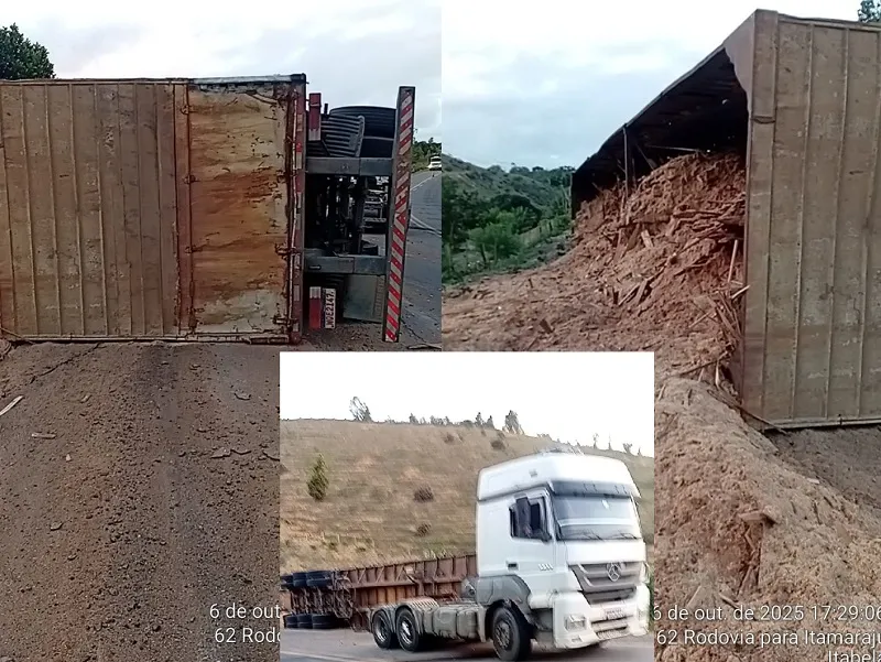 Carreteiro de Linhares e filho sofrem acidente na Bahia