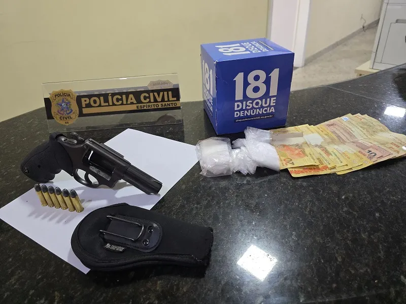 Prisão no Planalto: PC cumpriu mandado e aprendeu arma municiada
