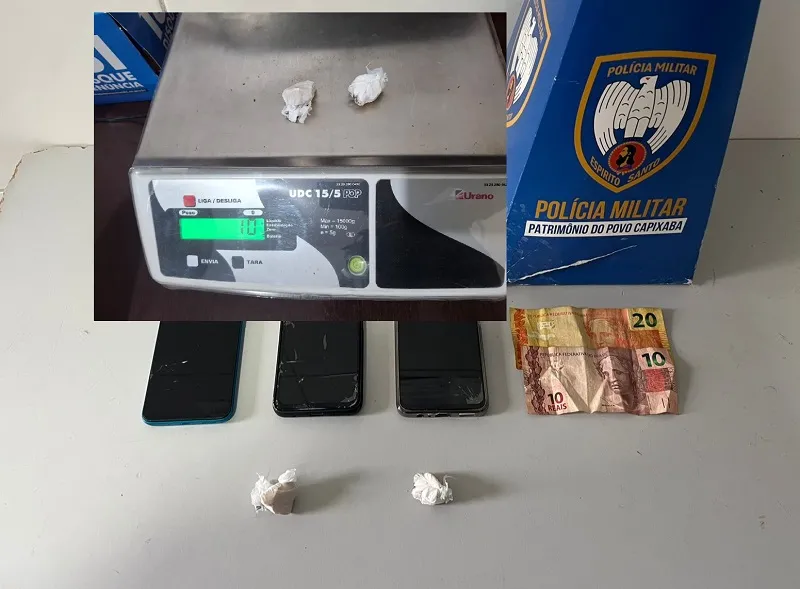 Crack apreendido e mandados cumpridos pela PM em Linhares