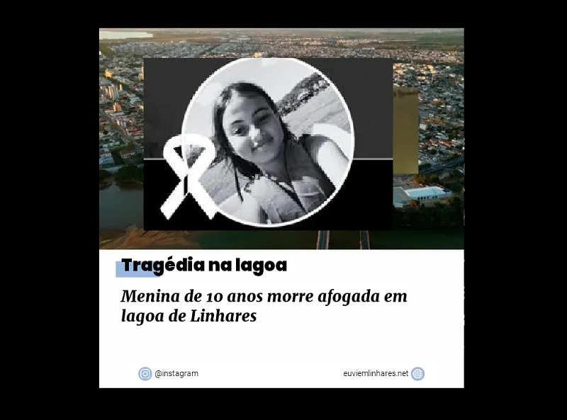 Kemely morre afogada em lagoa de Linhares