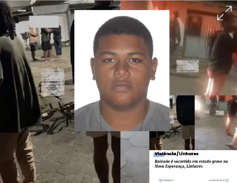 Ewerton é baleado e morre após socorro no Nova Esperança, Linhares