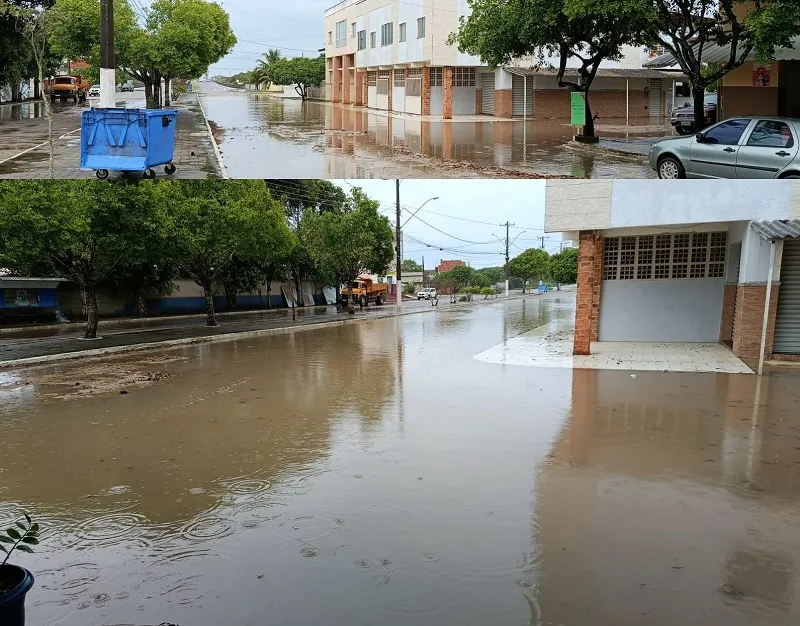 Alagamento no Pontal do Ipiranga, Linhares: “Água não tem pra onde escoar”