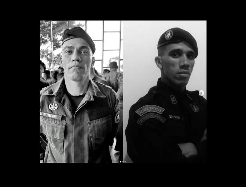 Heber e Serafim, os Sargentos mortos na megaoperação no RJ