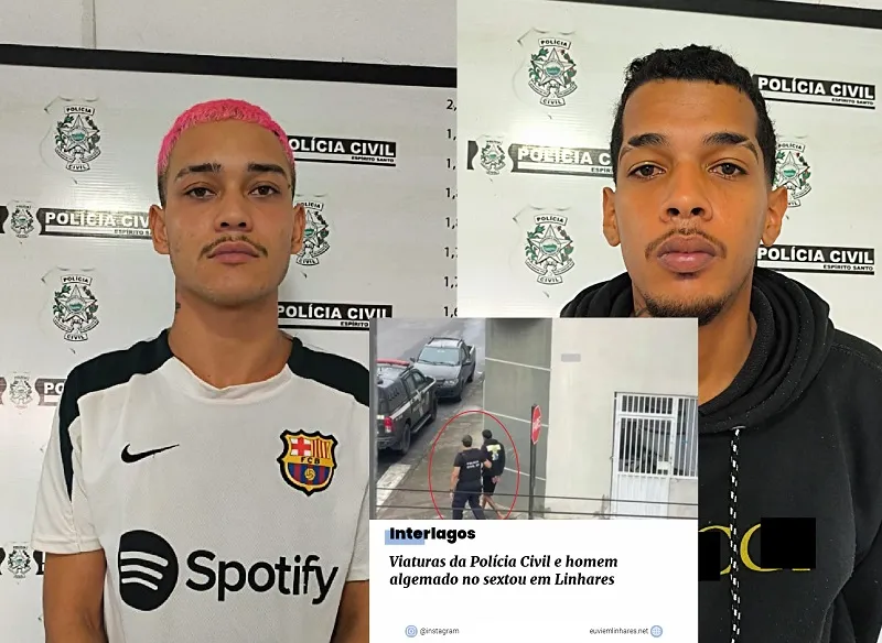 Duas prisões no Interlagos, Linhares. Ação da Polícia Civil
