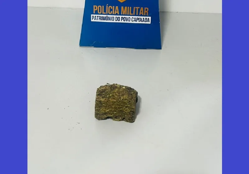 Pedação de maconha apreendido no Interlagos, Linhares