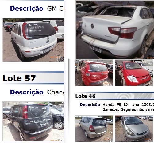 Leilão de veículos: de Corolla, Renault Clio a Kia Cerato. Confira detalhes