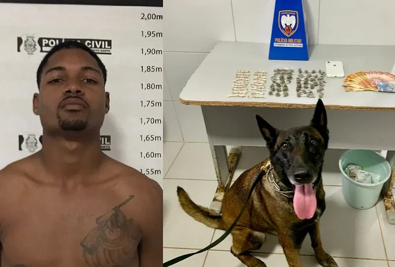 Gangue da CDI: Drogas escondidas nos muros, canos e frestas em Linhares