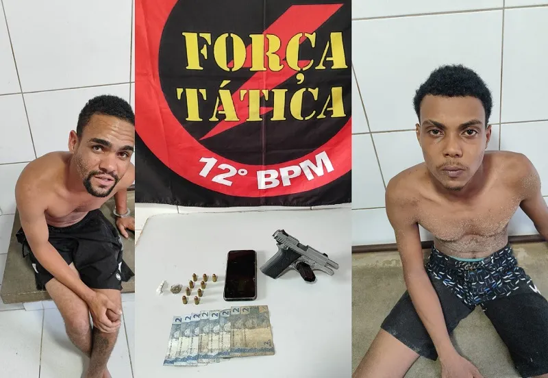 Luta corporal, pistola apreendida e detenção no Nova Esperança, Linhares