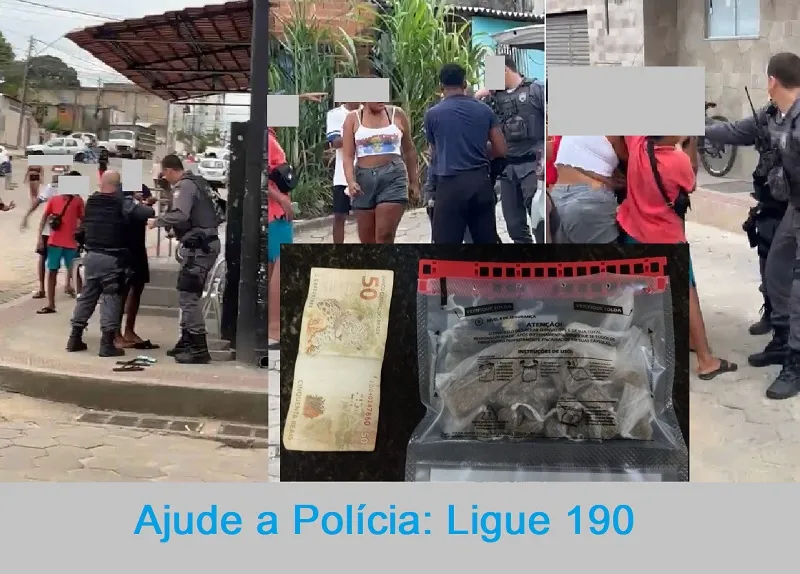Pó do Aviso: Ocorrência com apreensão de drogas. População “arrancou” indivíduo das mãos de policiais