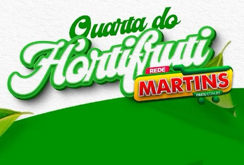 Quartando com tudo fresquinho na lista imbatível do Martinsfacil. É a Quarta do Hortifrúti
