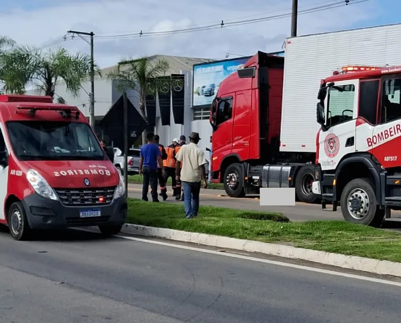 Grave atropelamento na BR-101, Linhares. “Carreteiro não teve culpa”